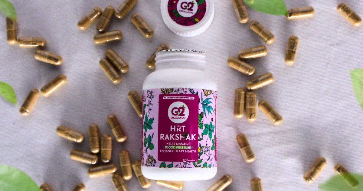 Heart Rakshak Veg Capsules are a natural way to lower blood pressure